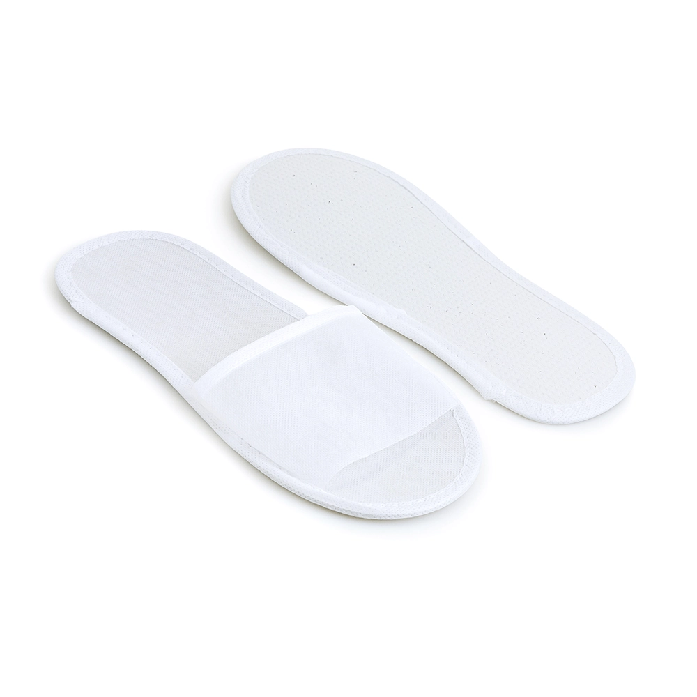 Wegwerp slippers wit open teen